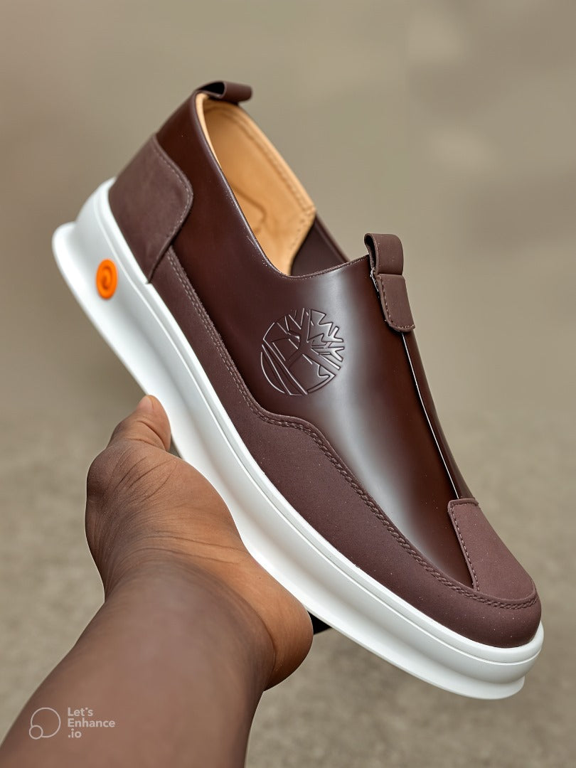 Chaussures Casual Homme Marron – Version Courte